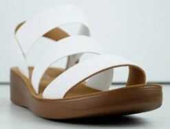 Nick-5 Womens Cross Band Open Toe Comfort Sandals -Bamboo Store Nick 5 2