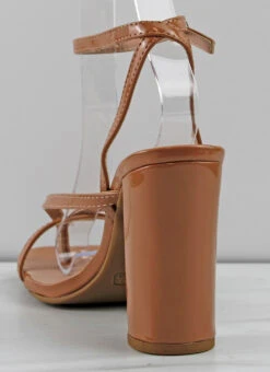 Nile 1 Women's High Block Heel Square Toe Dress Sandals 16 Nile 1 Women's High Block Heel Square Toe Dress Sandals -Bamboo Store Nile1 3