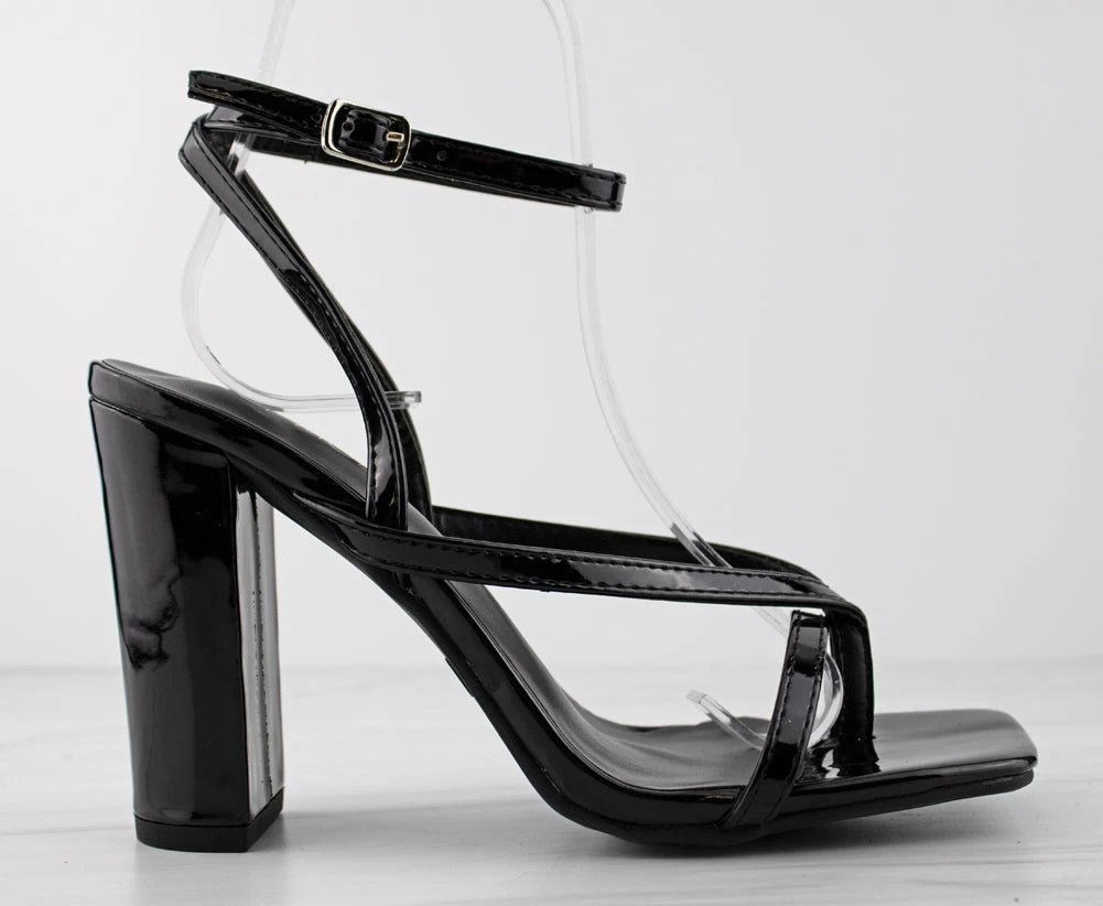 Nile 1 Women's High Block Heel Square Toe Dress Sandals 10 Nile 1 Women's High Block Heel Square Toe Dress Sandals - Image 8