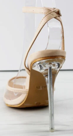 Nova-3 Womens Translucent Pointed Toe Heeled Pumps -Bamboo Store Nova3 3