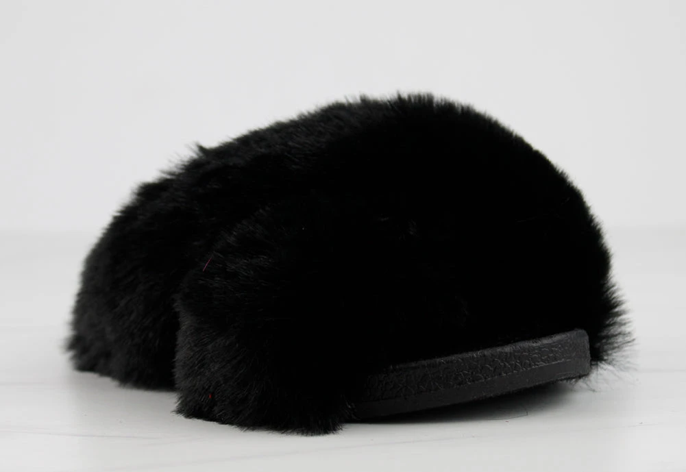 Oasis 1K Little Girls Criss Cross Band Ultra Furry Slides 3 Oasis 1K Little Girls Criss Cross Band Ultra Furry Slides