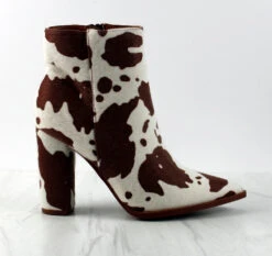 Obsession Game Womens Block Heel Pointed Toe Ankle Boots -Bamboo Store ObsessionGame 3