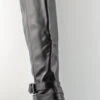 Bamboo Occasion 05 Women's Side Buckle Knee High Low Heeled Riding Boots