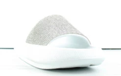 Bamboo Organize 13 Womens Wide Rhinestone Band Slip On Sandals