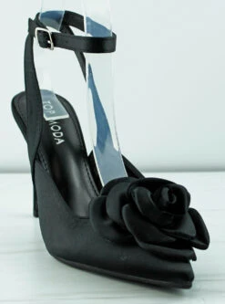 Origin 1 Women's Floral Accent Pointed Toe Mid Heels 11 Origin 1 Women's Floral Accent Pointed Toe Mid Heels -Bamboo Store Origin1 2