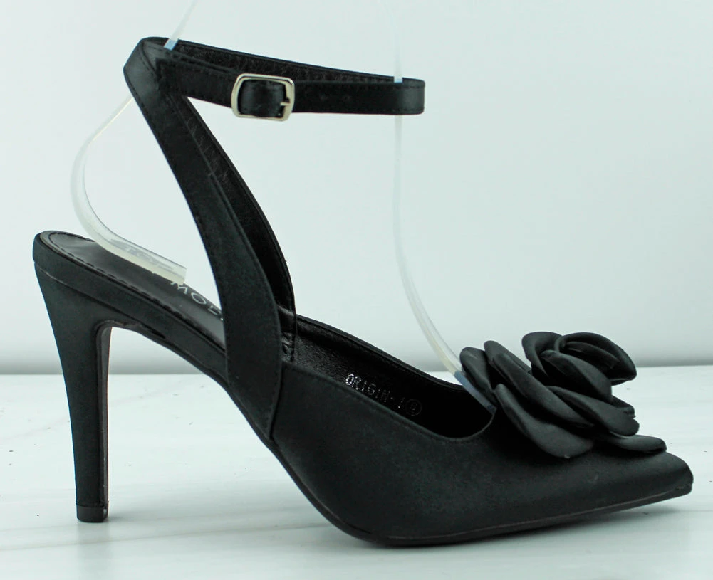 Origin 1 Women's Floral Accent Pointed Toe Mid Heels 7 Origin 1 Women's Floral Accent Pointed Toe Mid Heels - Image 5