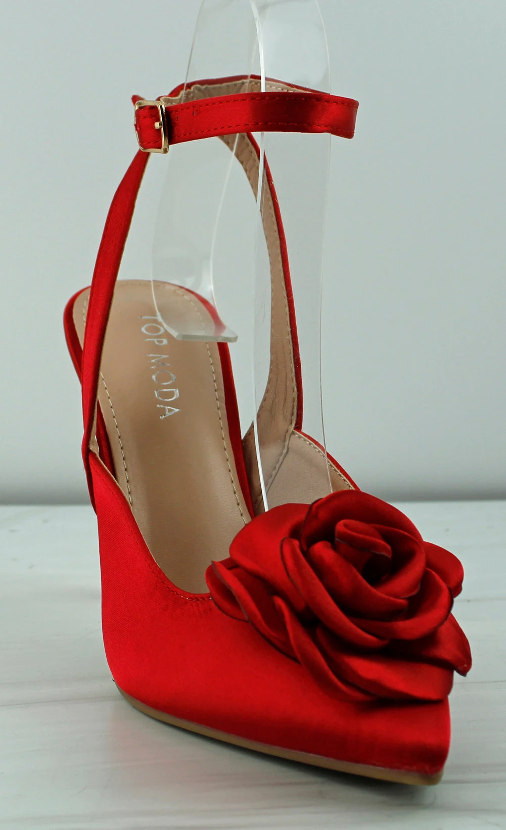 Origin 1 Women's Floral Accent Pointed Toe Mid Heels 3 Origin 1 Women's Floral Accent Pointed Toe Mid Heels