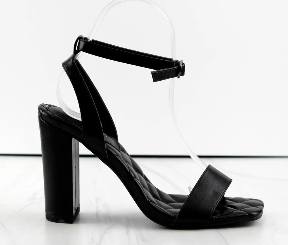 Pita 48 Womens Squared Open Toe Block Heel Sandals 7 Pita 48 Womens Squared Open Toe Block Heel Sandals - Image 5