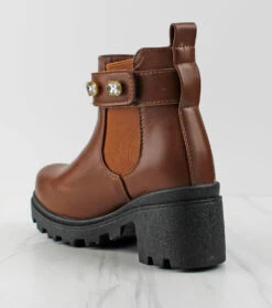 Forever Pacific 08k Little Girls Jewel Rhinestone Ankle Boots -Bamboo Store Pacific 08k 10