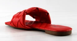 Forever Padded 18 Womens Woven Band Padded Squared Toe Slip On Sandals 10 Forever Padded 18 Womens Woven Band Padded Squared Toe Slip On Sandals -Bamboo Store Padded18Red 3