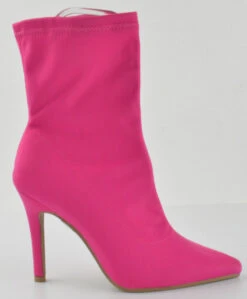 Palin 2 Women's Slip On Closed Toe Mid Stiletto Heels 15 Palin 2 Women's Slip On Closed Toe Mid Stiletto Heels -Bamboo Store Palin2Fuchsia 2