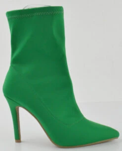 Palin 2 Women's Slip On Closed Toe Mid Stiletto Heels 18 Palin 2 Women's Slip On Closed Toe Mid Stiletto Heels -Bamboo Store Palin2Green 1