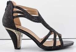 Forever Perform 65 Women's Rhinestone Embellished Heel Sandals -Bamboo Store Perform65 2 78b2edf3 2998 46ac ad86 860375e60a50