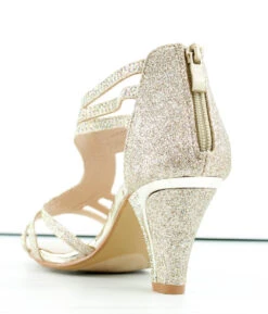 Forever Perform 65 Women's Rhinestone Embellished Heel Sandals -Bamboo Store Perform65 3