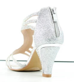 Forever Perform 65 Women's Rhinestone Embellished Heel Sandals -Bamboo Store Perform65 6