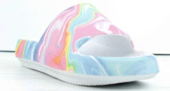 Pixel 5 Womens Single Cloud Wide Band Slip On Sandals