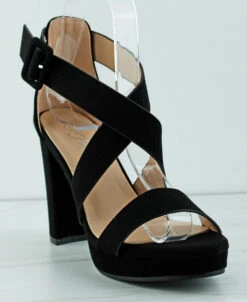 Forever Plamer 19 Women's Cross Band Dress Heel Sandals