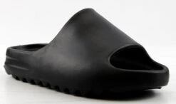 Playoff Womens Casual Horizontal Grooved Outsole Slides -Bamboo Store PlayoffBlack 1