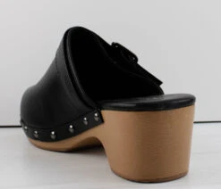 Forever Prepare 02 Women's Slip On Buckled Low Heeled Mules -Bamboo Store Prepare02 1