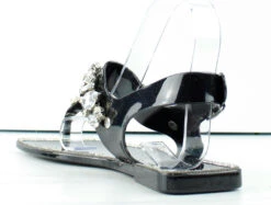 Forever Proceed-10 Womens Sling Back Gem Embellished Thong Sandals -Bamboo Store Proceed10 3