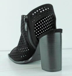 Forever Puente 01 Caged Chunky Heeled Sandals -Bamboo Store Puente01 3