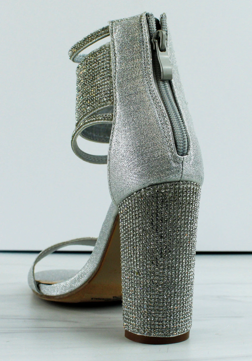 Forever Quality 84 Womens Strappy Ultra Bling Rhinestone Dress Heel 11 Forever Quality 84 Womens Strappy Ultra Bling Rhinestone Dress Heel - Image 9