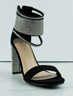 Forever Quality 84 Womens Strappy Ultra Bling Rhinestone Dress Heel 17 Forever Quality 84 Womens Strappy Ultra Bling Rhinestone Dress Heel -Bamboo Store Quality84 5