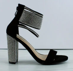 Forever Quality 84 Womens Strappy Ultra Bling Rhinestone Dress Heel 18 Forever Quality 84 Womens Strappy Ultra Bling Rhinestone Dress Heel -Bamboo Store Quality84 6