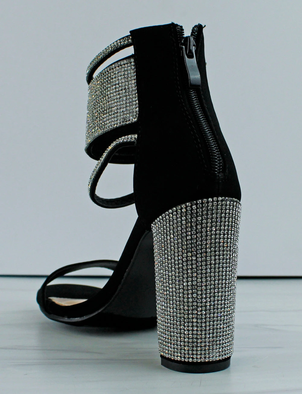 Forever Quality 84 Womens Strappy Ultra Bling Rhinestone Dress Heel 8 Forever Quality 84 Womens Strappy Ultra Bling Rhinestone Dress Heel - Image 6