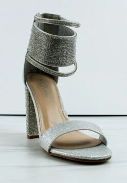 Forever Quality 84 Womens Strappy Ultra Bling Rhinestone Dress Heel 20 Forever Quality 84 Womens Strappy Ultra Bling Rhinestone Dress Heel -Bamboo Store Quality84 8