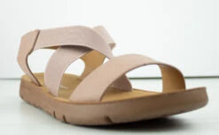 Forever Reform 53 Women's Criss Cross Elastic Strap Flat Sandals -Bamboo Store REFORM53 5 5e9210ce 3b13 425c 8649 c52b372e4736