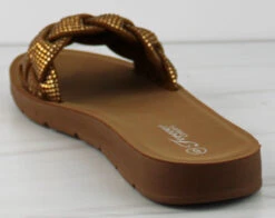 Forever Reform 38 Women's Braided Rhinestone Slip On Sandals -Bamboo Store Reform38 2