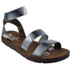Forever Reform-54 Womens Open Toe Platform Sandals -Bamboo Store Reform54Silver 1