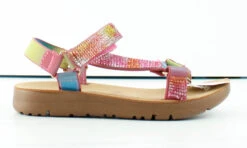 Reform-76k Little Girls Light Weight Side Strap Glitter Sandals -Bamboo Store Reform76K 1
