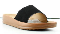 Forever Regular 73 Womens Comfort Single Band Slip On Sandals