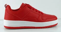 Forever Rexx 01 Women's Lace Up Low Top Casual Sneakers 12 Forever Rexx 01 Women's Lace Up Low Top Casual Sneakers -Bamboo Store Rexx01Red 2