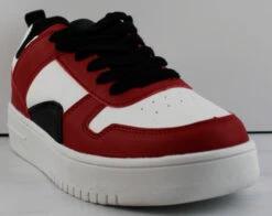 Forever Rexx 02 Women's Lace Up Low Top Casual Sneakers -Bamboo Store Rexx02Red 2