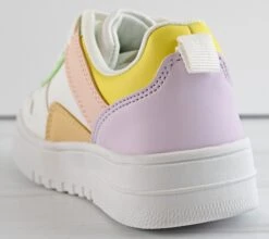 Rexx 02K Little Girl's Lace Up Low Top Casual Sneakers -Bamboo Store Rexx02kmulti