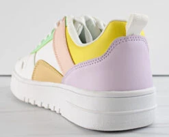 Forever Rexx 02 Women's Lace Up Low Top Casual Sneakers -Bamboo Store Rexx02multi