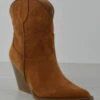 Rodeo Women's Suede Western Fashion Cowboy Booties
