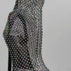 Rosalia Women's Rhinestone Mesh Stiletto High Heels