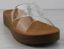 Sennet Women's Criss Cross Band Slip On Slides