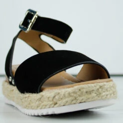 Forever Sensational-1KA Baby Girl's StrappyPlatform Espadrille Sandals