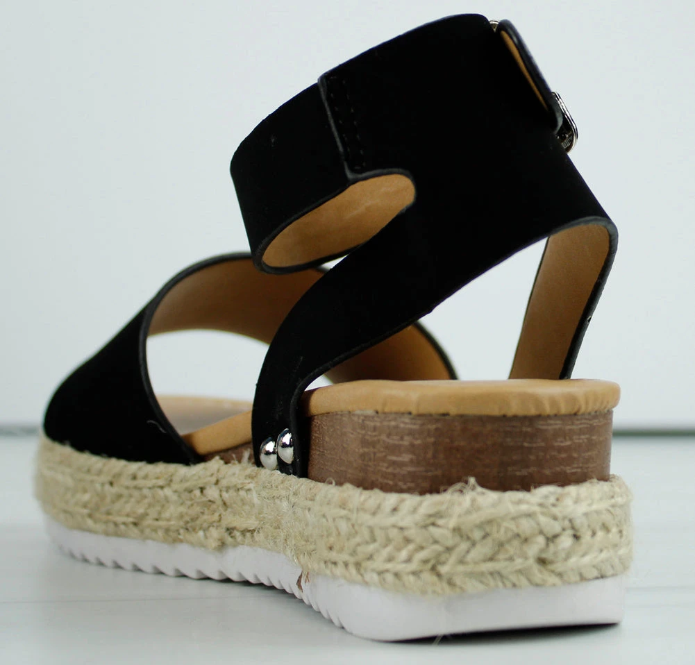 Sensational-1K Strappy Little Girl's Platform Espadrille Sandals 8 Sensational-1K Strappy Little Girl's Platform Espadrille Sandals - Image 6