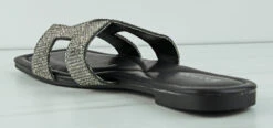 Shade 04Womens Rhinestone Embellished Flat Sandals -Bamboo Store Shade04Black 3