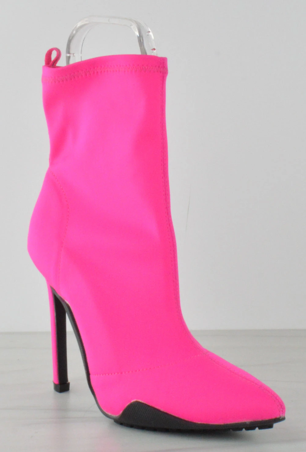 Shyy 01 Women's Elastic Slip On Mid Stiletto Heels 3 Shyy 01 Women's Elastic Slip On Mid Stiletto Heels