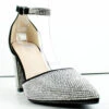 Forever Songful 1 Women's Closed Toe Rhinestone Dress Heels