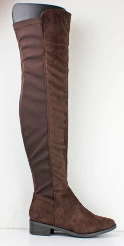 Sperry 8 Women's Over The Knee Flat Riding Boots -Bamboo Store Sperry 8 Brown 2