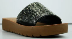 Stephanie 22 Women's Comfort Rhinestone Slip On Sandals