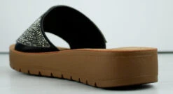 Stephanie 22 Women's Comfort Rhinestone Slip On Sandals -Bamboo Store Stephanie 22 3